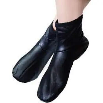 V4U Mens  Wool Faux Leather Socks